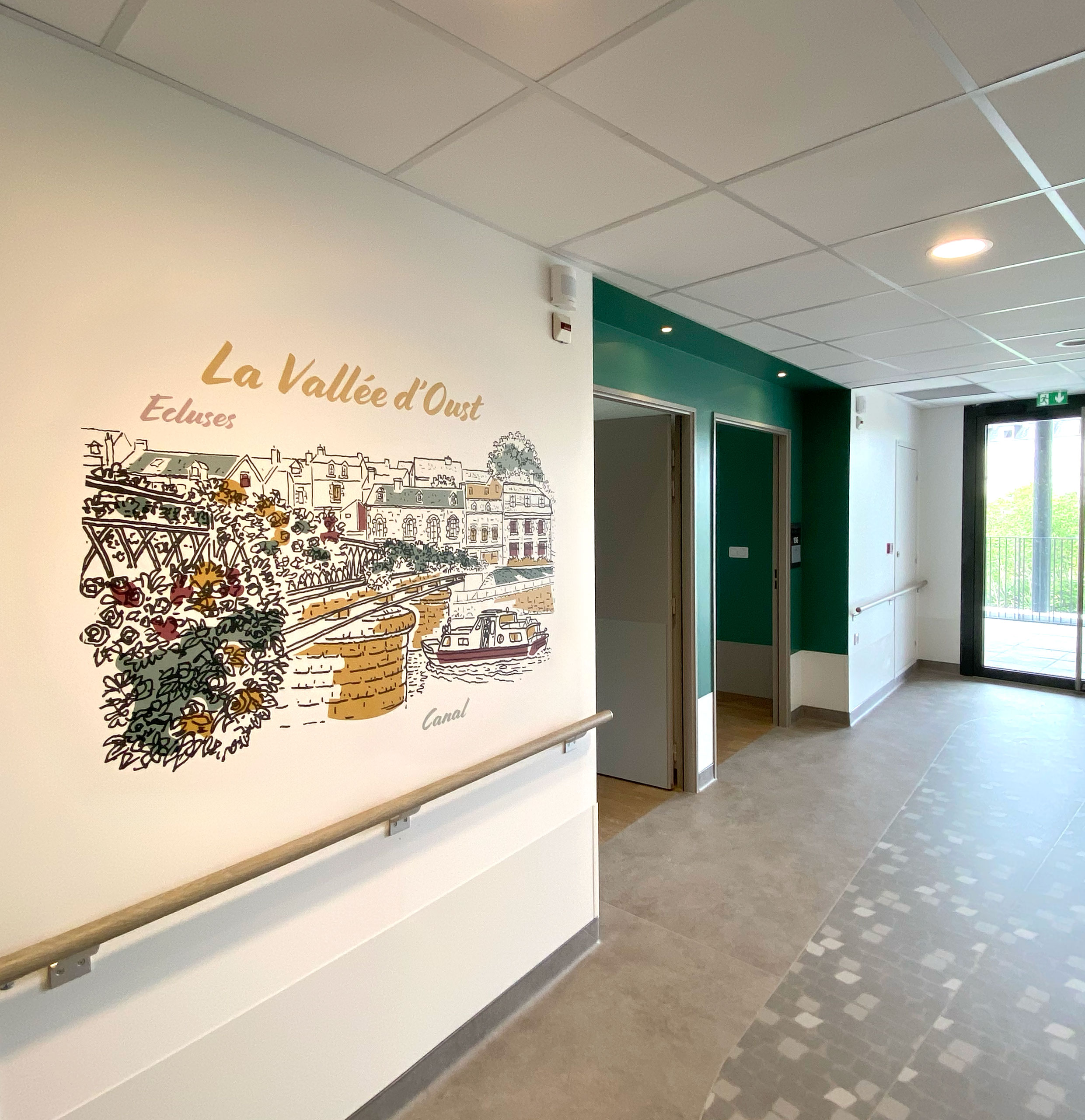 fresque vinyle découpé